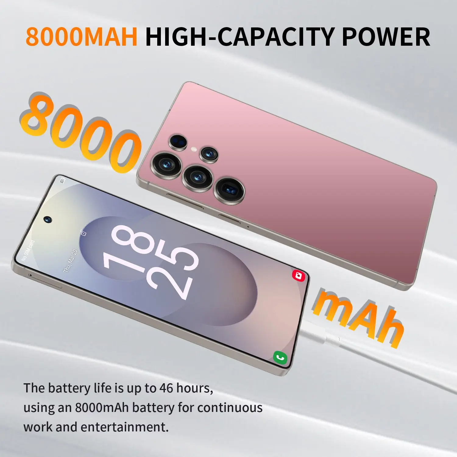 2025 Original phone S27 ultra  7.3 inch HD 4K Android 15 22GB+2TB 8000mAh Battery 4G 5G Dual Sim Card WiFi GPS Google