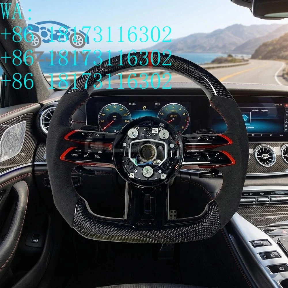 Factory Discounts Carbon Fiber Steering Wheel for  W212 W222 W463 W464 W205 W204 W218 W211 W213 W223 W253 W206 C63 E63 S63 G63 G