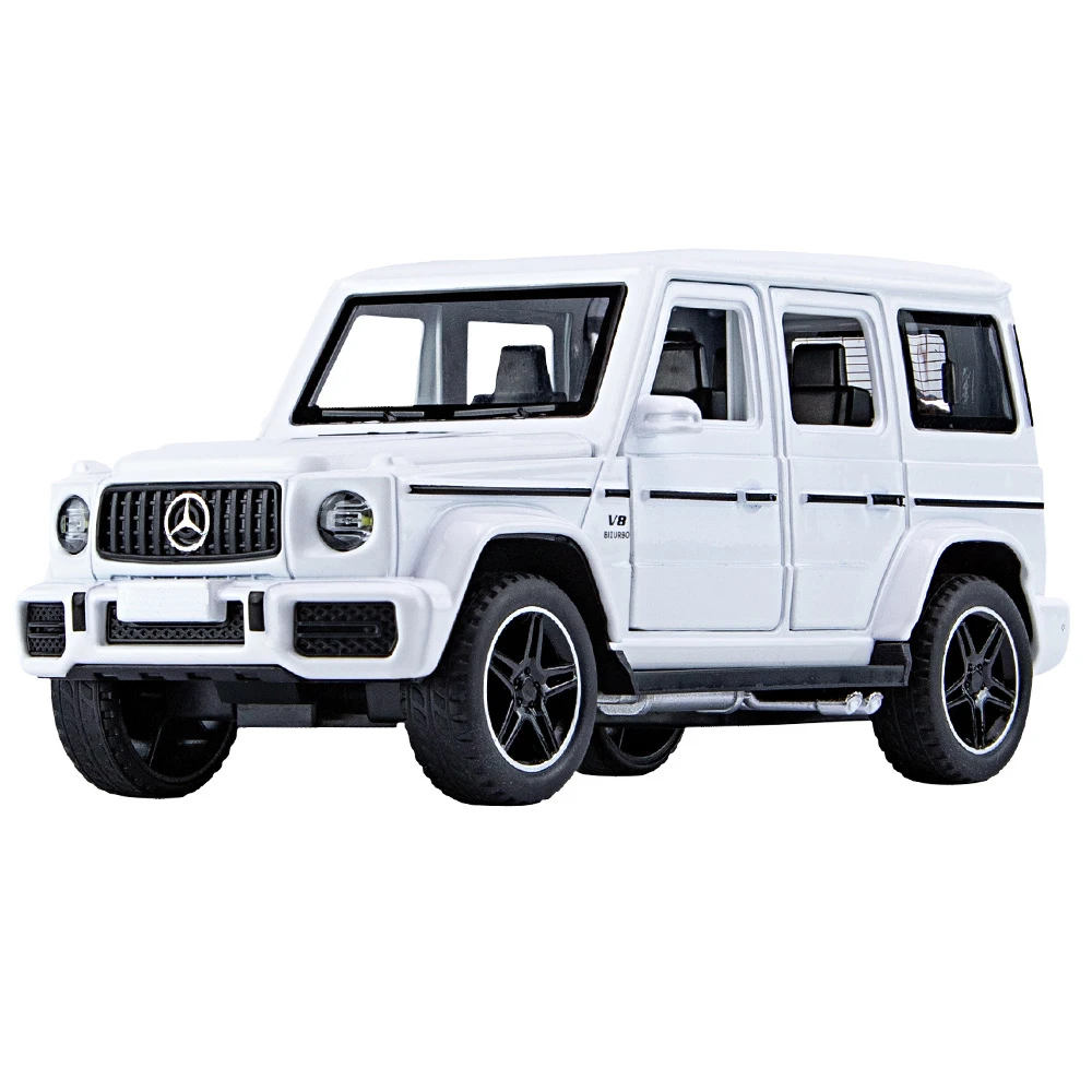 1:32 بنز G63 SUV سبيكة نموذج سيارة لعبة Diecasts المعادن صب الصوت والضوء سيارة لعب للأطفال مركبة