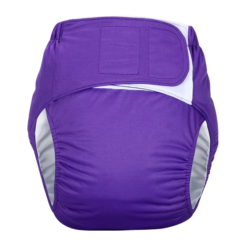 세탁 가능한 성인용 천 기저귀, 벨크로 누수 방지 요실금 팬츠, 침대에 누워 있는 노인을 위한 실용적인 가정 간호 솔루션