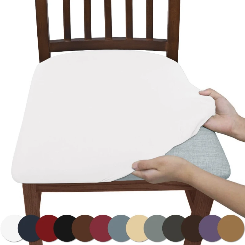 Milk silk chair cover elastic non-slip anti-cat scratch bench cover stool protective cover