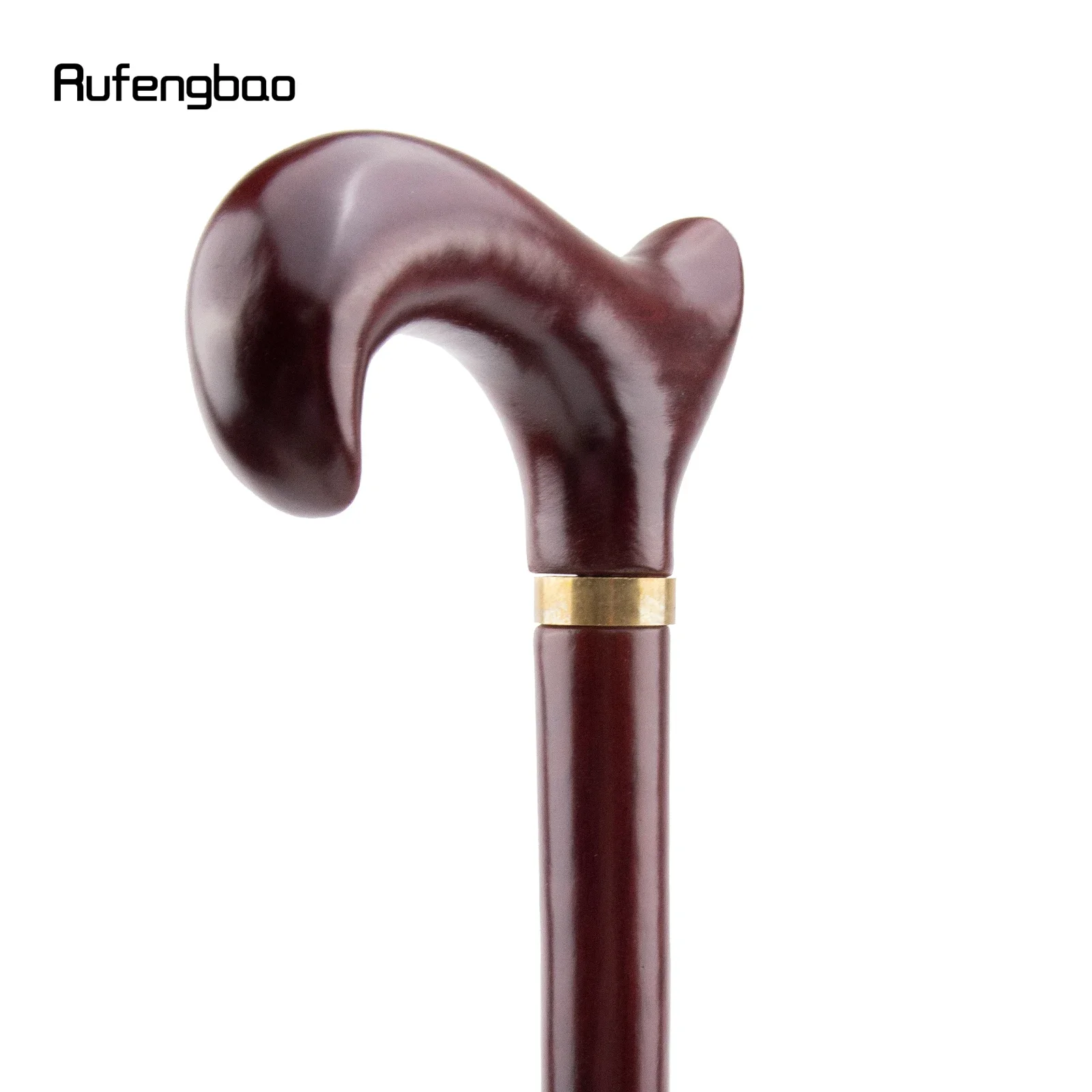 البني خشبية واحدة مشتركة موضة عصا للمشي ديكور تأثيري حفلة عصا للمشي هالوين الصولجان العكاز العصا كروسيير 94 سنتيمتر