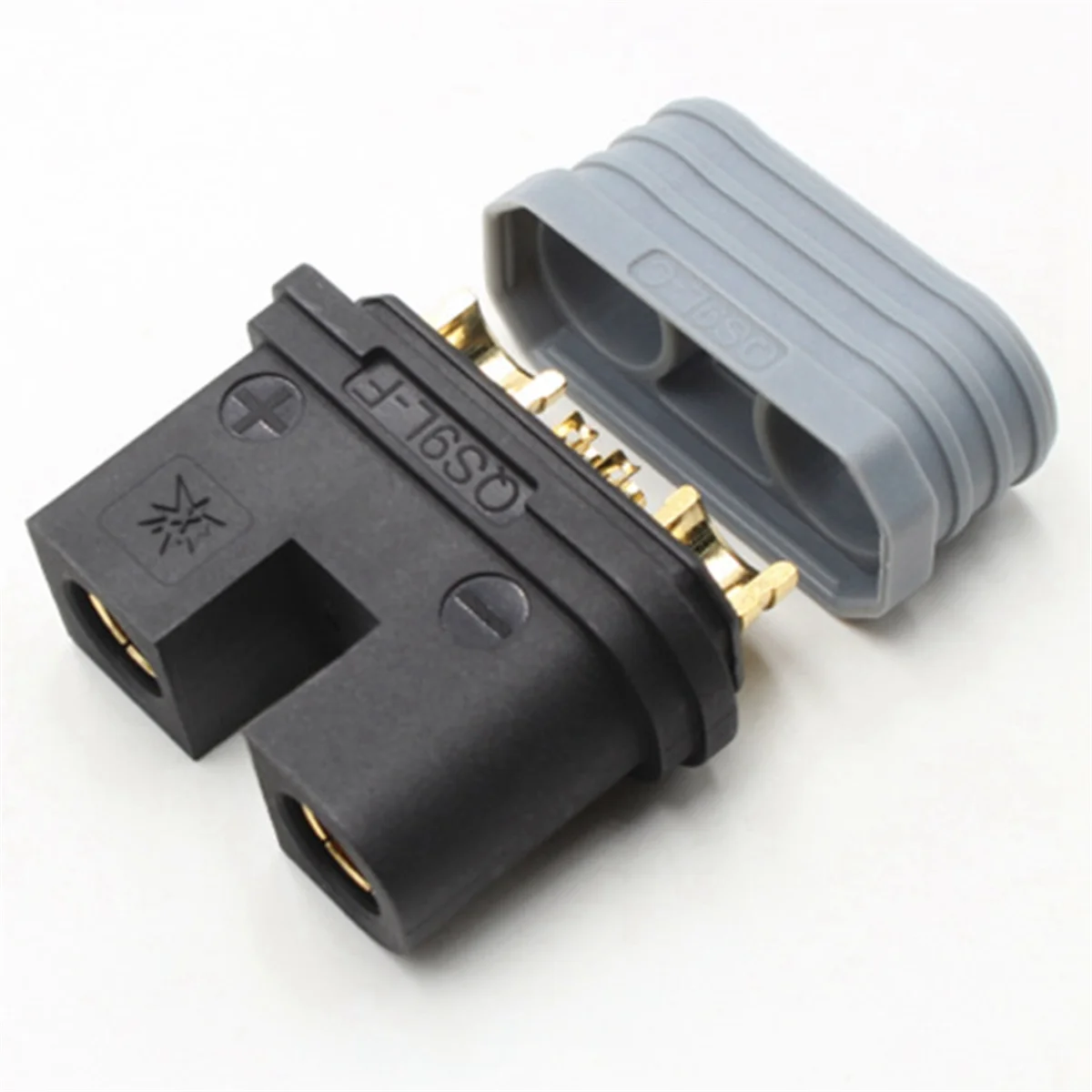 QS9L Anti-Spark Male Female Gold Banana Plug 180A Power Supply Battery Connector with Resistance for RC Agriculture UAV