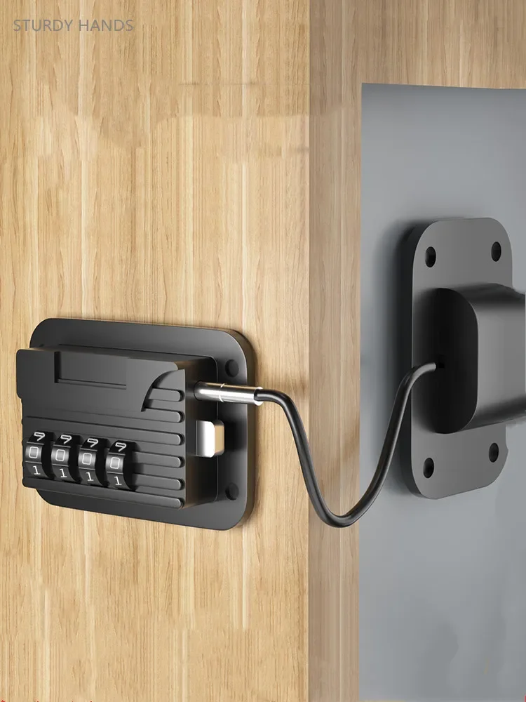 Children's Safety Drawer Lock Cabinet Door Lock Refrigerator Protection Anti-pinch Hand Sliding Door Window Combination Lock