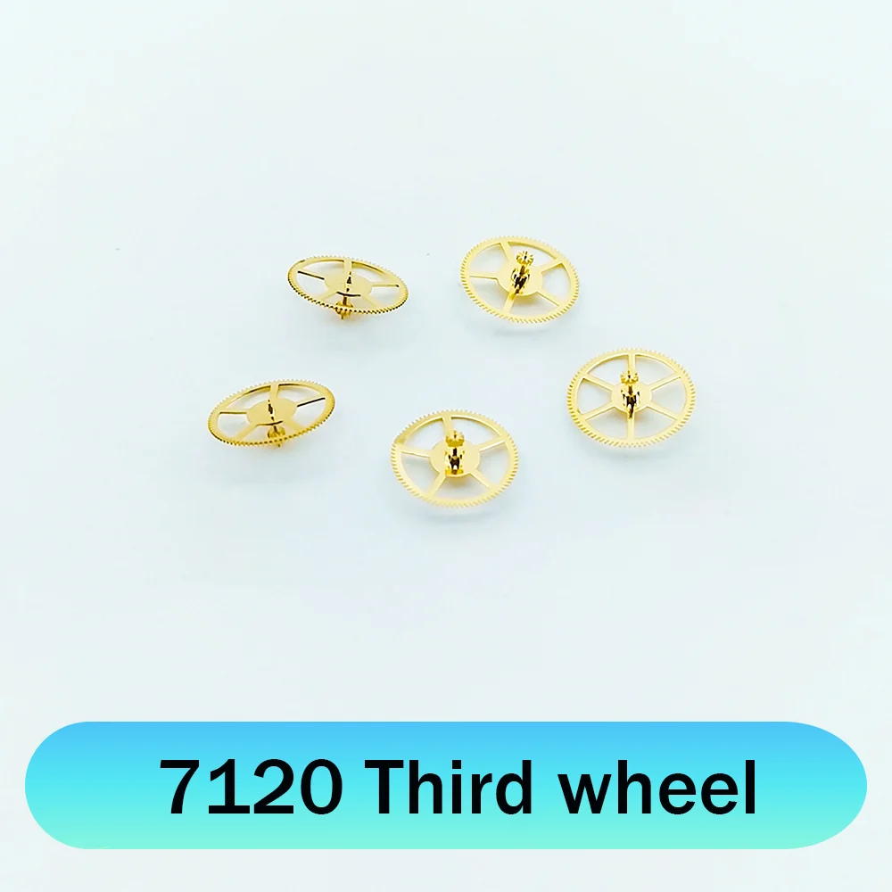 

5pcs Third Wheel Watch Accessories Suitable for 7120 Movement Three Wheel SZ1 SS7 Three Wheel Watch Repair Parts