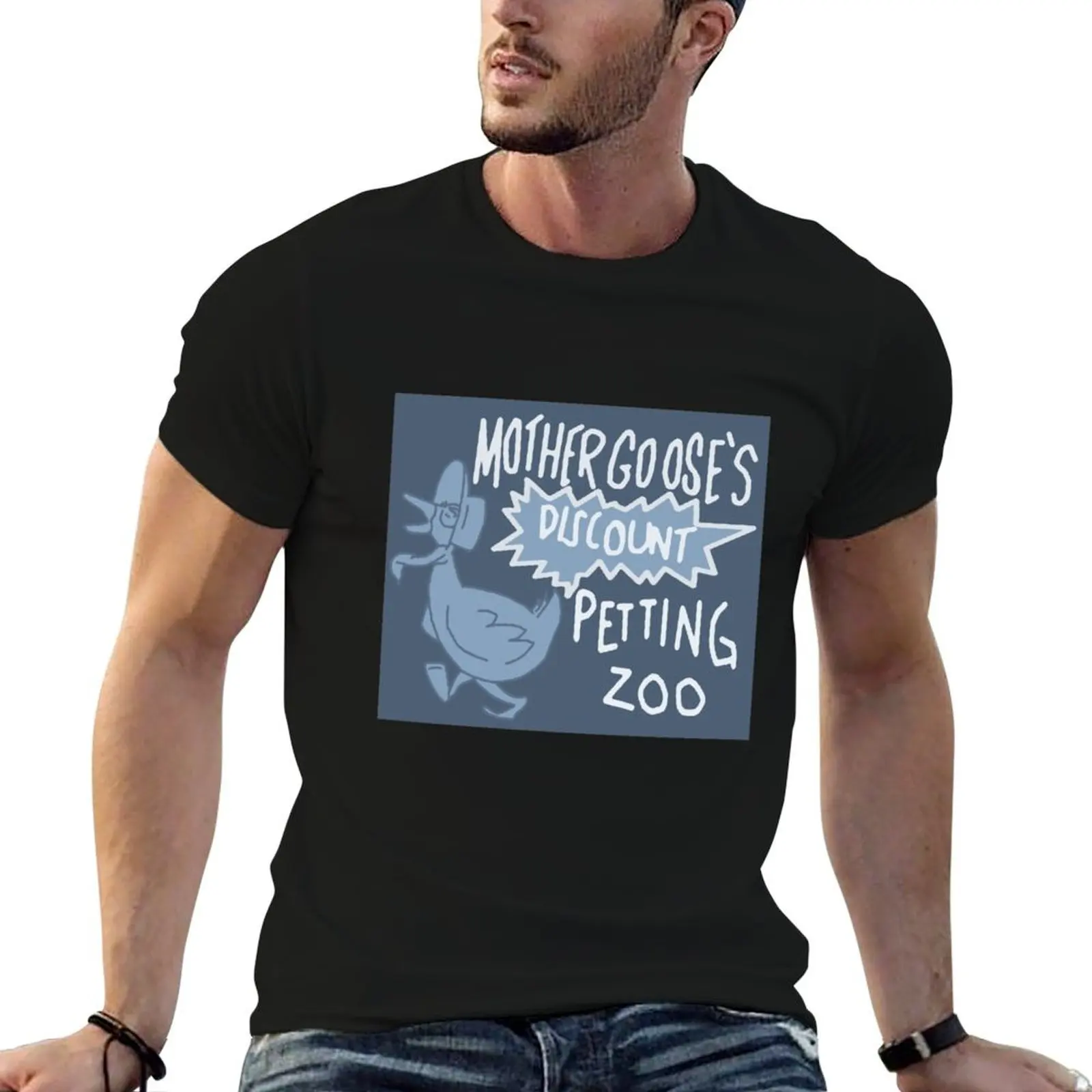 Mother Goose's Discount Petting Zoo T-Shirt Plus Size Lightweight Tee Shirt