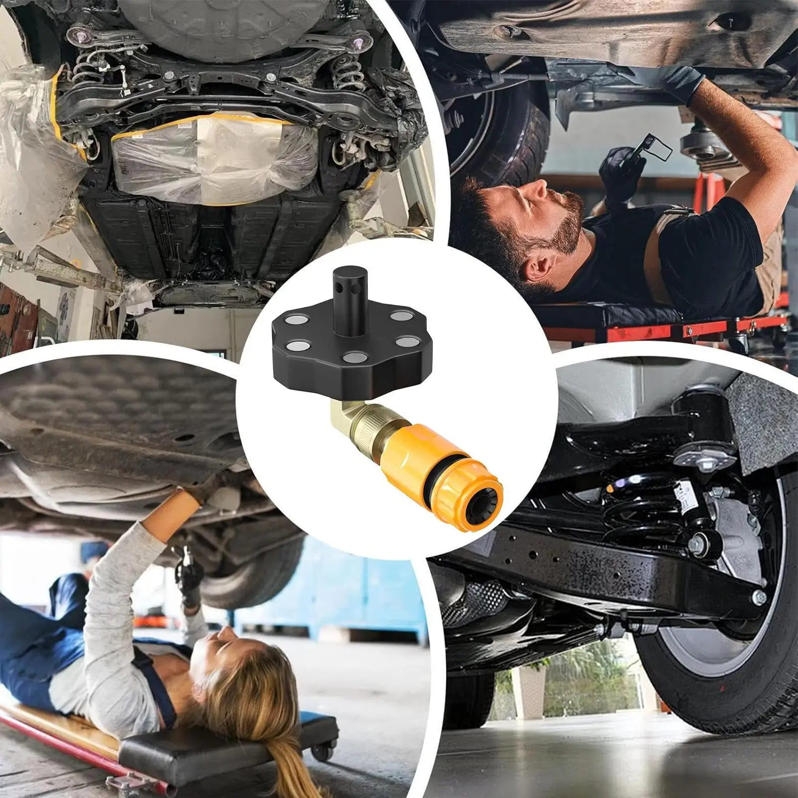 

Chassis Cleaner With Nozzle Cleaning Car Accessories Quick Connect Truck Frame Flusher For Truck Vehicle Pickup SUV Car RV Tire
