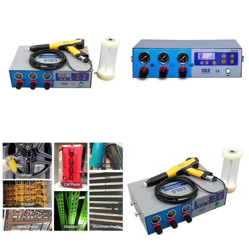 for COLO-660-TB Portable Electrostatic Spraying Gun Mini Powder Coating Machine