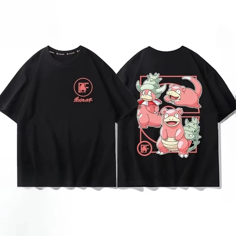 Pokémon Pichu Evolution Printed Pure Cotton T-shirt for Men and Women Spring/Summer New Collection Fashion Short Sleeved Shirt