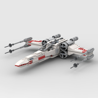 973PCS MOC Star Batter T-65B X-Wing Premium Starfighter DIY Model Building Blocks Birthday Toys Gift