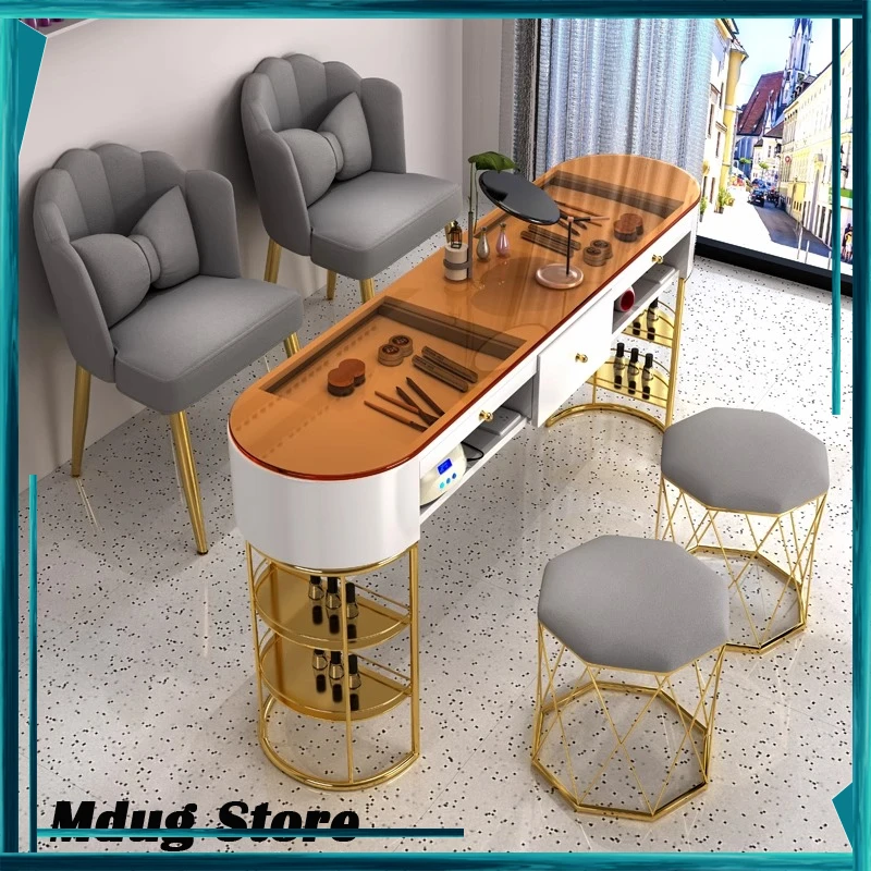 

Organiser Drawer Nail Table Charms Stickers White Nordic Nail Table Station Equipment Mesa De Manicura Professional Furniture