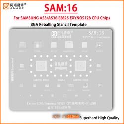 Amaoe SAM16 BGA Stencil Reballing For SAMSUNG A53/A536 E8825 58083-11 SPU13P SHANNON5511 QPA5580 SM5714 SPU14P W2205 8267-11