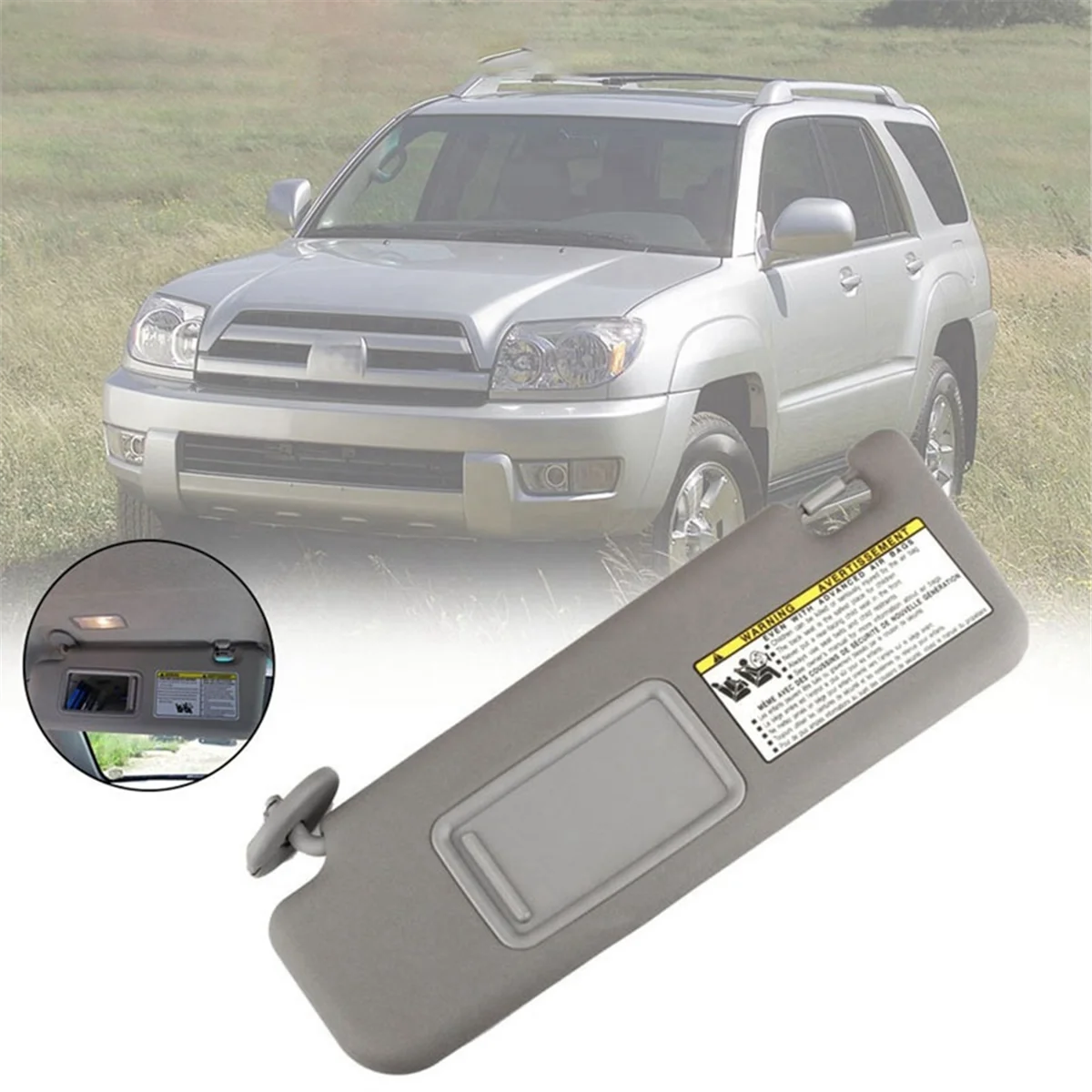 

Exclusive Car Sun Visor Interior Windshield Left Sunshade for Toyota Supra 4Runner 2004-2008 74320-3D050-E0 LHD