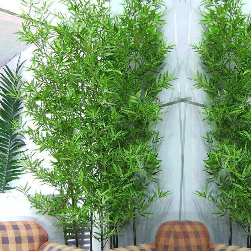 outdoor and indoor decorative lifelike bamboo plant artificial bamboo fence for decoration