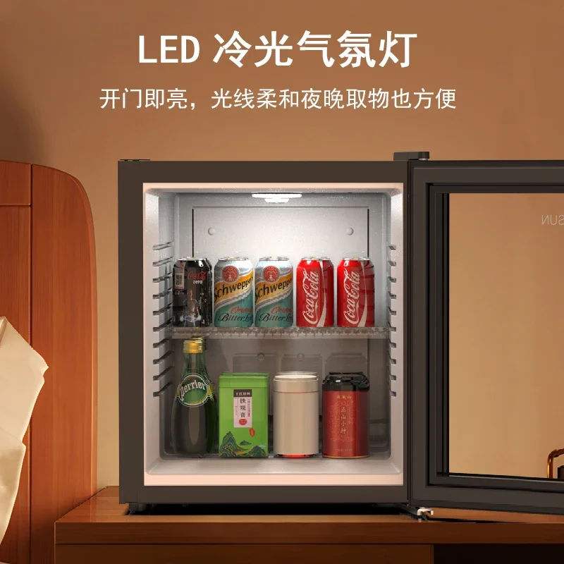 Household Small mini Food Sample Tea Refrigerated Fresh Fresh-Keeping Cabinet Silent Small Refrigerator mini Refrigerator image 4