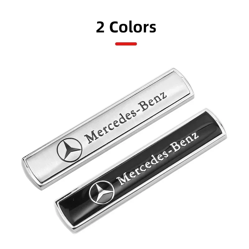 2 قطعة ثلاثية الأبعاد شعار معدني شارة السيارة ملصق اكسسوارات لمرسيدس بنز W203 W204 W205 W206 W176 W177 W212 W213 X156 X253 W117 W118