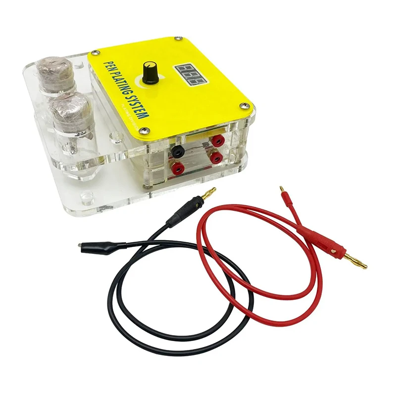 Jewelry Rectifier Yellow 220V Electropalting Small Gold Silver Plating Kit Machine Small Pen Plating Machine