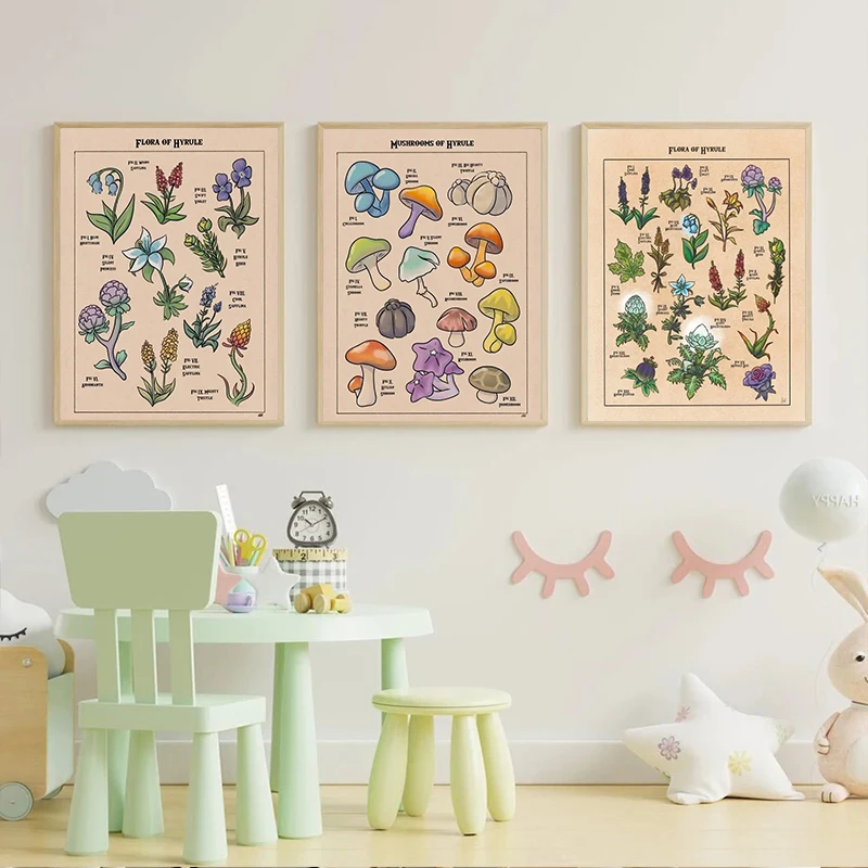 Koroks of Hyrule Stardew Valley Video Game Prints Balls Posters Japanese Anime Canvas Painting Kids Room Decor Wall Pictures