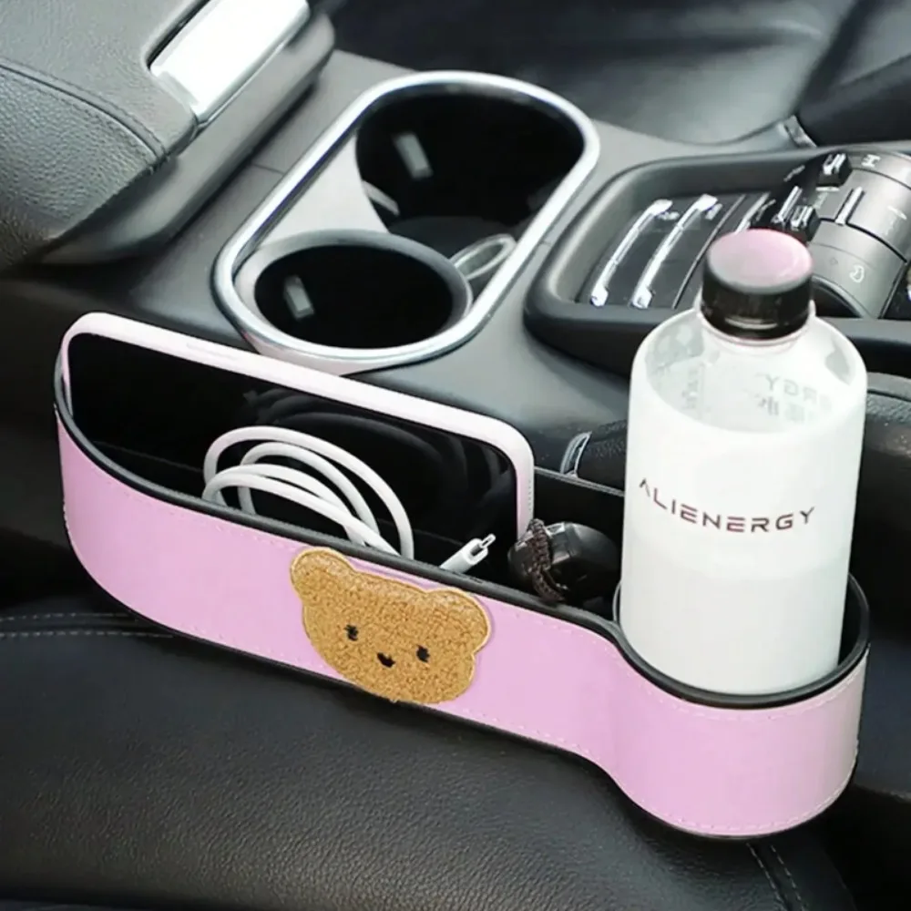 Cartoon Cute Car Seat Gap Storage Box Multi Functional Car Storage Box Storage Bag Automotive Interior Supplies