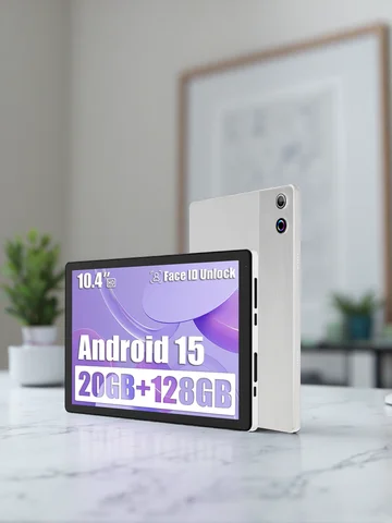 10.4 Inch Tablet PC C12 Octa‑Core A523 Android 15 20GB(3+17GB) RAM 64GB ROM Widevine L1 5000mAh Dual Camera OTG WiFi BT5.4 US Local Warehouse