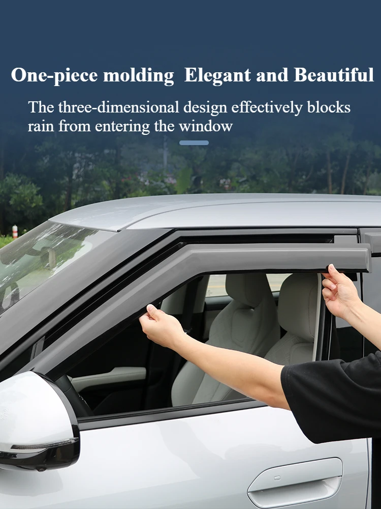 

Для BYD Yuan UP автомобильный оконный щиток от дождя внешний вид дождевик водостойкая модификация украшение зеркало заднего вида дождь брови