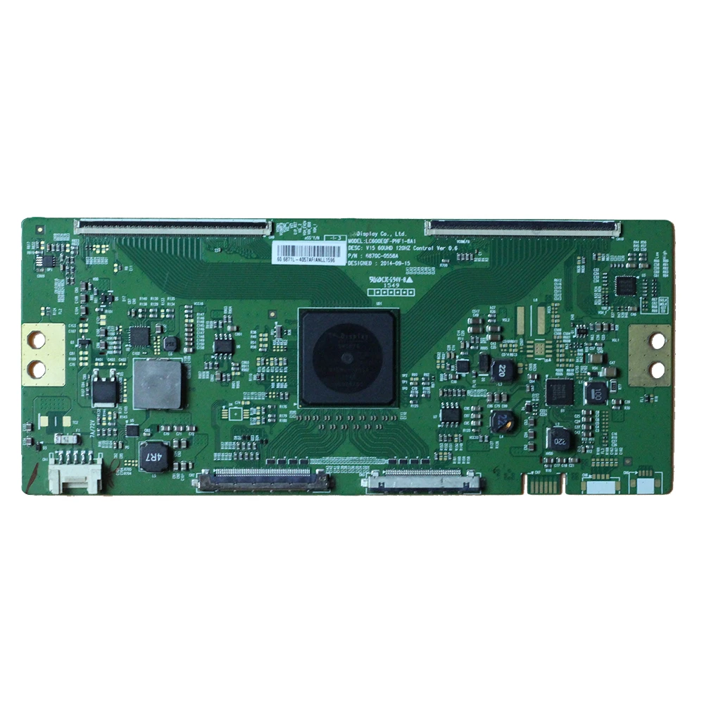 6870C-0558A TCON بطاقة LC600EQF-PHF 1-8A1 60 بوصة مجلس الأصلي المنطق مجلس V15 60UHD 120HZ التحكم الإصدار 0.6 6870C 0558A T CON