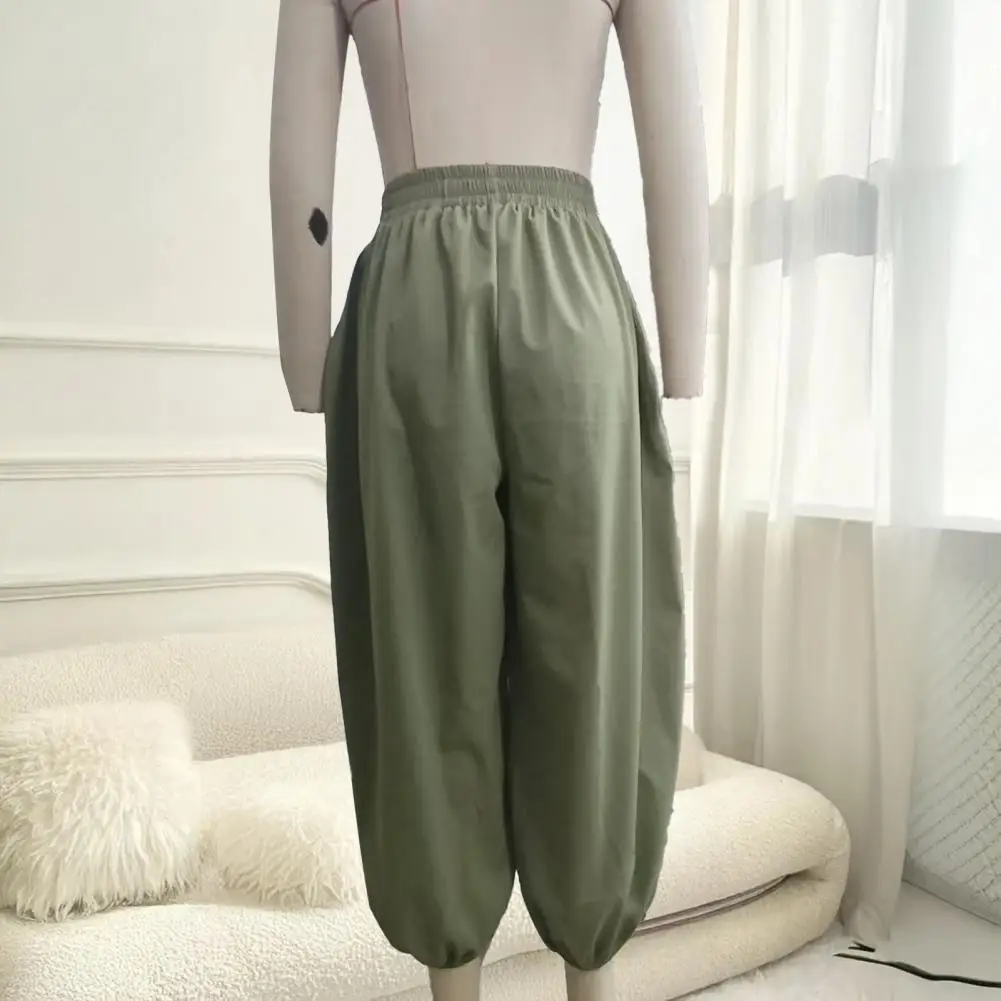 Wear Pants High Waisted Pants Women Wide Leg Barrel Pants High Waisted Balloon Trousers Solid Color Pleated Baggy for Wear