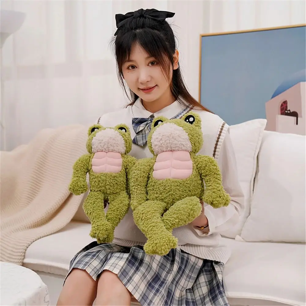 

Sleeping Mate Toy Cute Cartoon Soft Toy Accompany Toy Animal Doll Frog Plush Doll Muscle Frog Doll Plush Toys Frog Stuffed Toy
