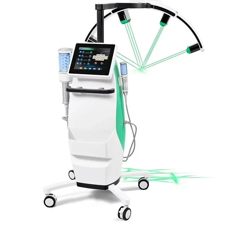 2026 New CE 2 IN 1 10D Emerald Laser 532nm Green Red Light, Inner Ball Roller Body Sculpting Care Device for Salon Wellness