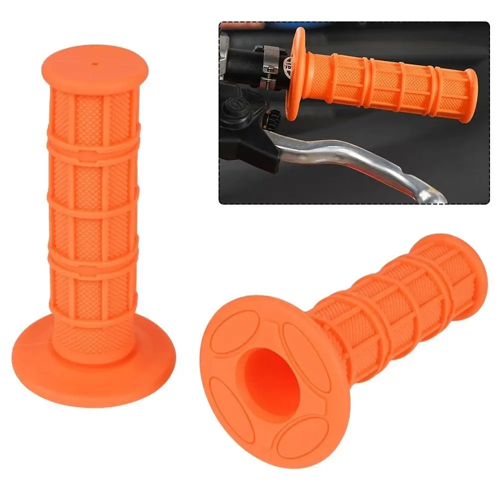 

Kawasaki Pit Dirt Bike 7/8'' 22mm Anti-Slip Motorbike Handle Bar Soft Rubber Brake Hand Grips Motorcycle Handle Grips