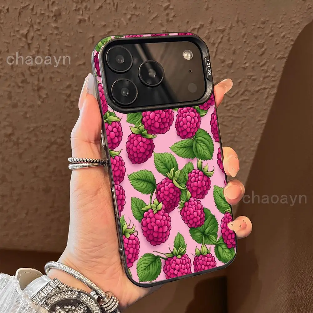 

Berry pattern design Phone Case case for iPhone17 16 15 14 13 12 11 Pro/ Max/Plus shock-proof rear cover anti-fingerprint