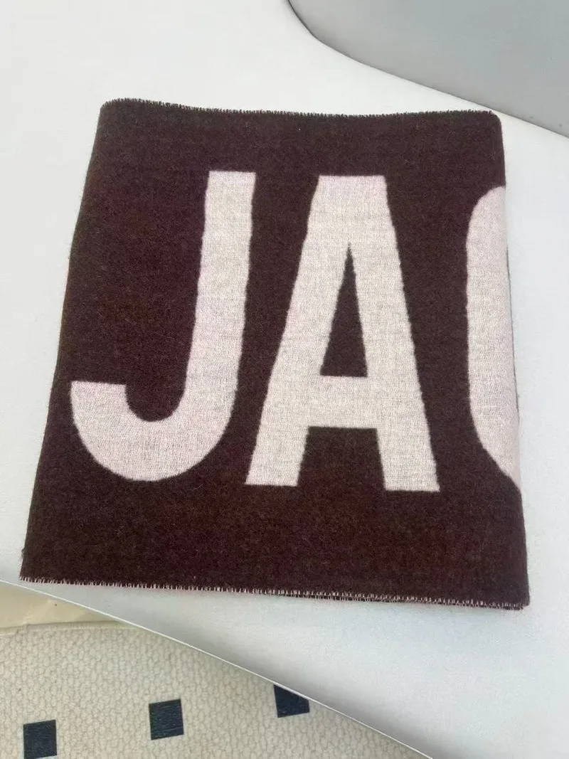 Écharpe pour femme، marque de luxe، épaisse et chaude، avec حروف، جودة عالية، وضع à la، en cachemire، Y2K، hiver