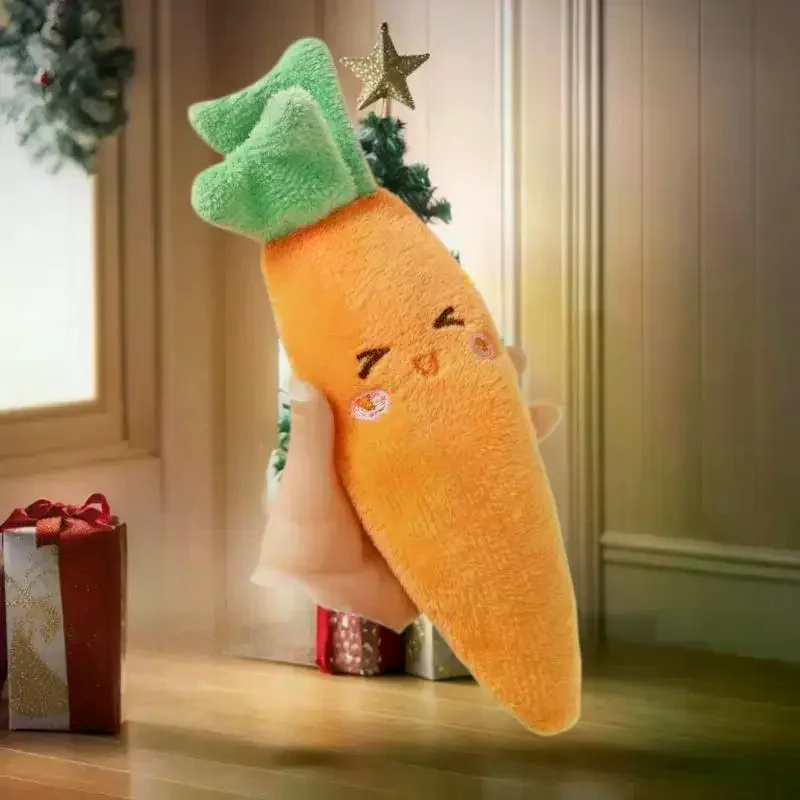 1/2PCS Baby Rustgevend Speelgoed Pluche Fruit Pop Baby Anti Startle Slaaphulp Holding Ring Pasgeboren Comfort Speelgoed