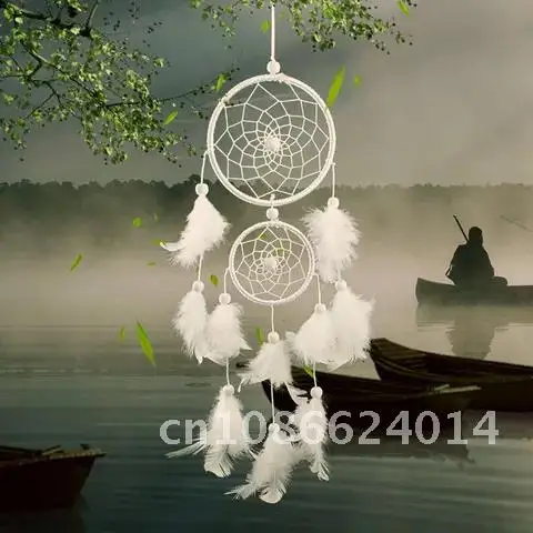 

Dream Catcher Aerial Charm Creative Wind Chimes Feather Weaving Crafts Home Room Decorations New Dream Catcher