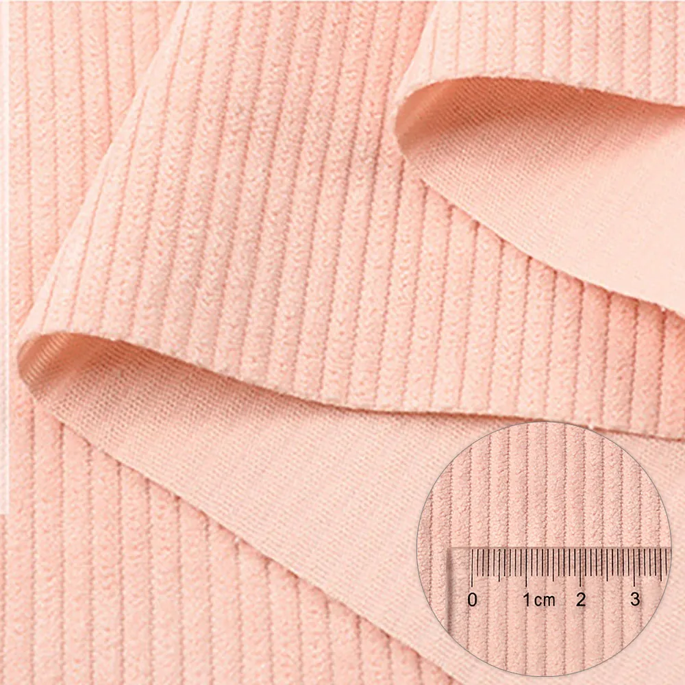 Wale Corduroy Fabric Solid Plain Stretch Thick DIY Sewing For Coat Shirt Dress Pants Costume Sofa Cushion Cover Crafts Materials