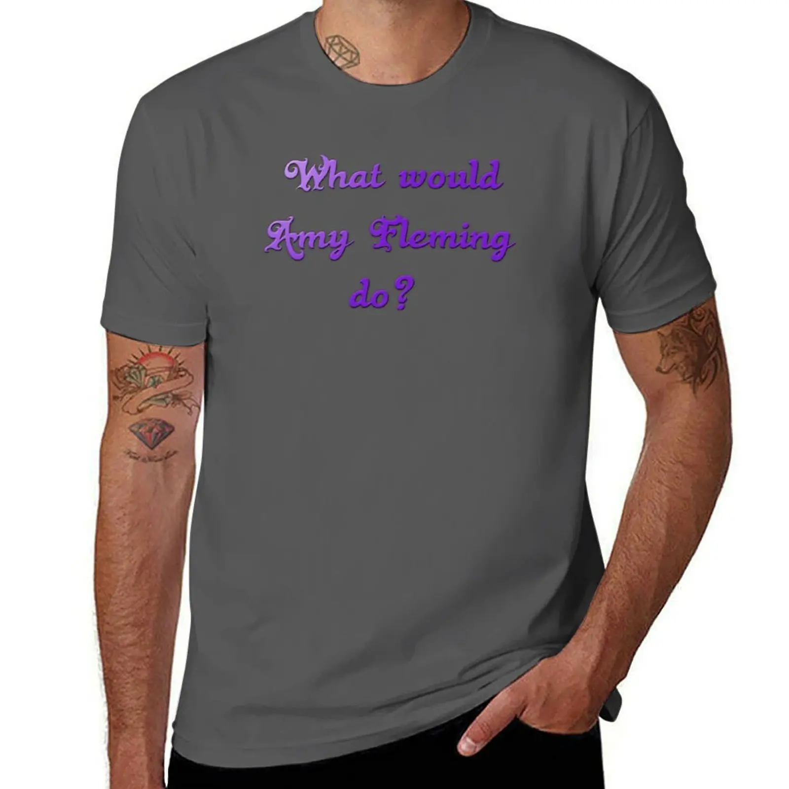 

What would Amy Fleming do T-Shirt man t shirts for men man t shirt graphic T-Shirt