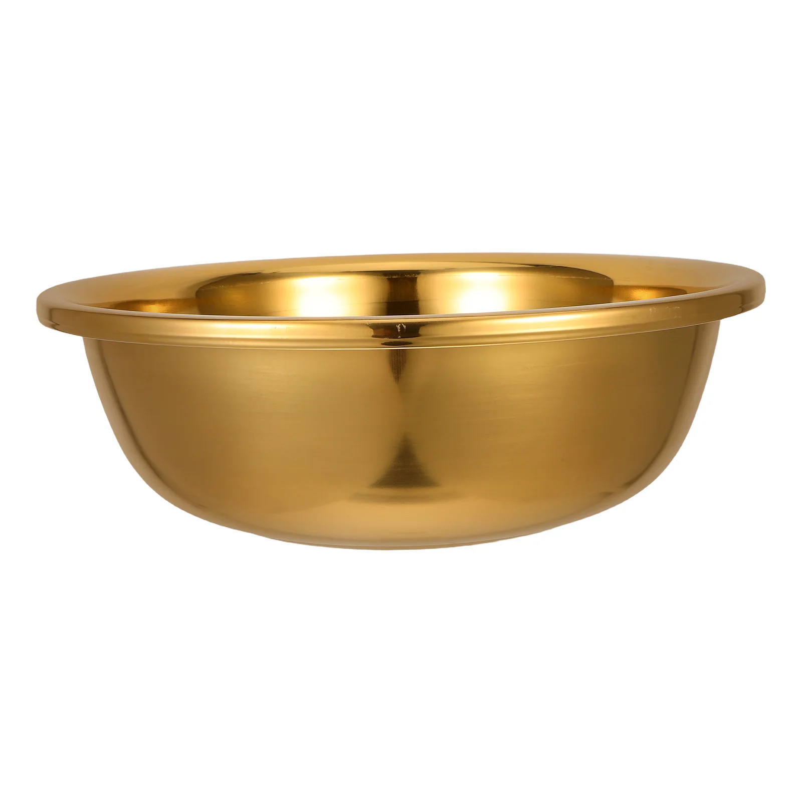 

Thick Stainless Steel Basin Large Kitchen Vegetable Washing Dough Mixing Bowl Household Food Basin Flat Bottom Stable Anti Slip