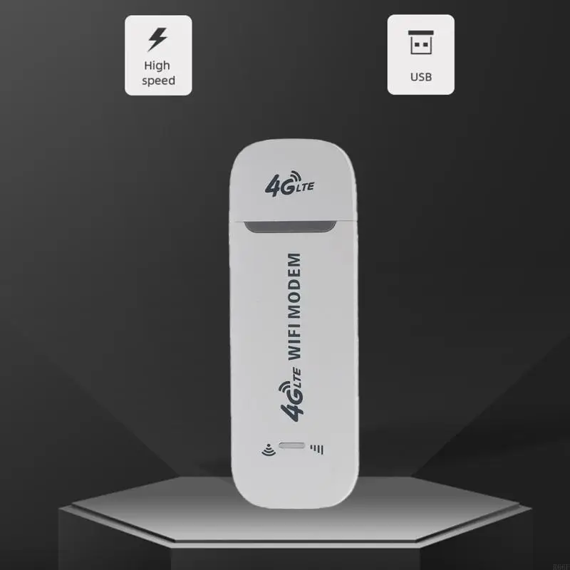 Portable 4G LTE Wireless WiFi Router, 150Mbps USB Modem Travel Pocket Mobile Hotspot for Internet Access