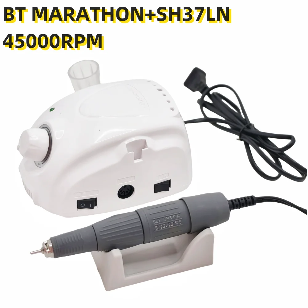 65W Strong 210 Nail Drill H37L1 H37LN Polishing Handle For Champion-3 BT Marathon Milling Cutter Manicure Machine Grinding Set