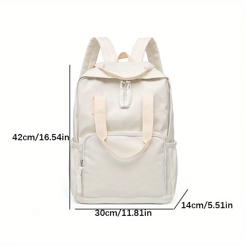 1 pc Women Bag Casual Daypacks Durable Nylon Large Capacity Women Fashion Casual Backpacks With Adjustable Strap For School