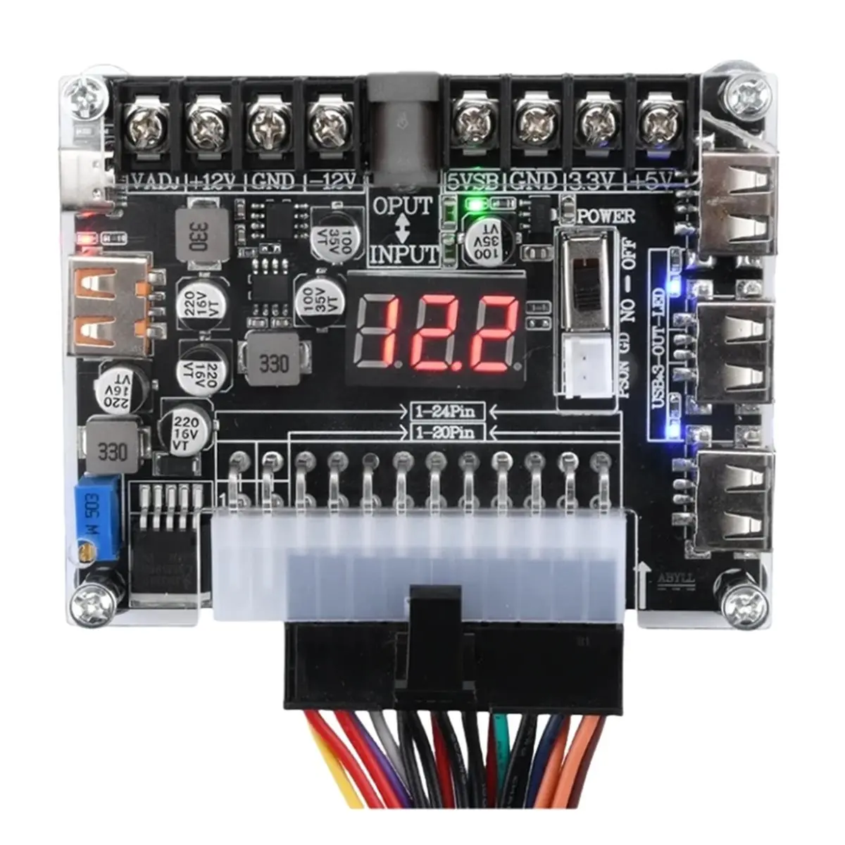 a01r-placa-adaptadora-de-energia-atx-20-24-pinos-para-pc-modulo-adaptador-de-energia-para-computador-com-tensao-ajustavel-display-digital-vermelho-sem-carcaca