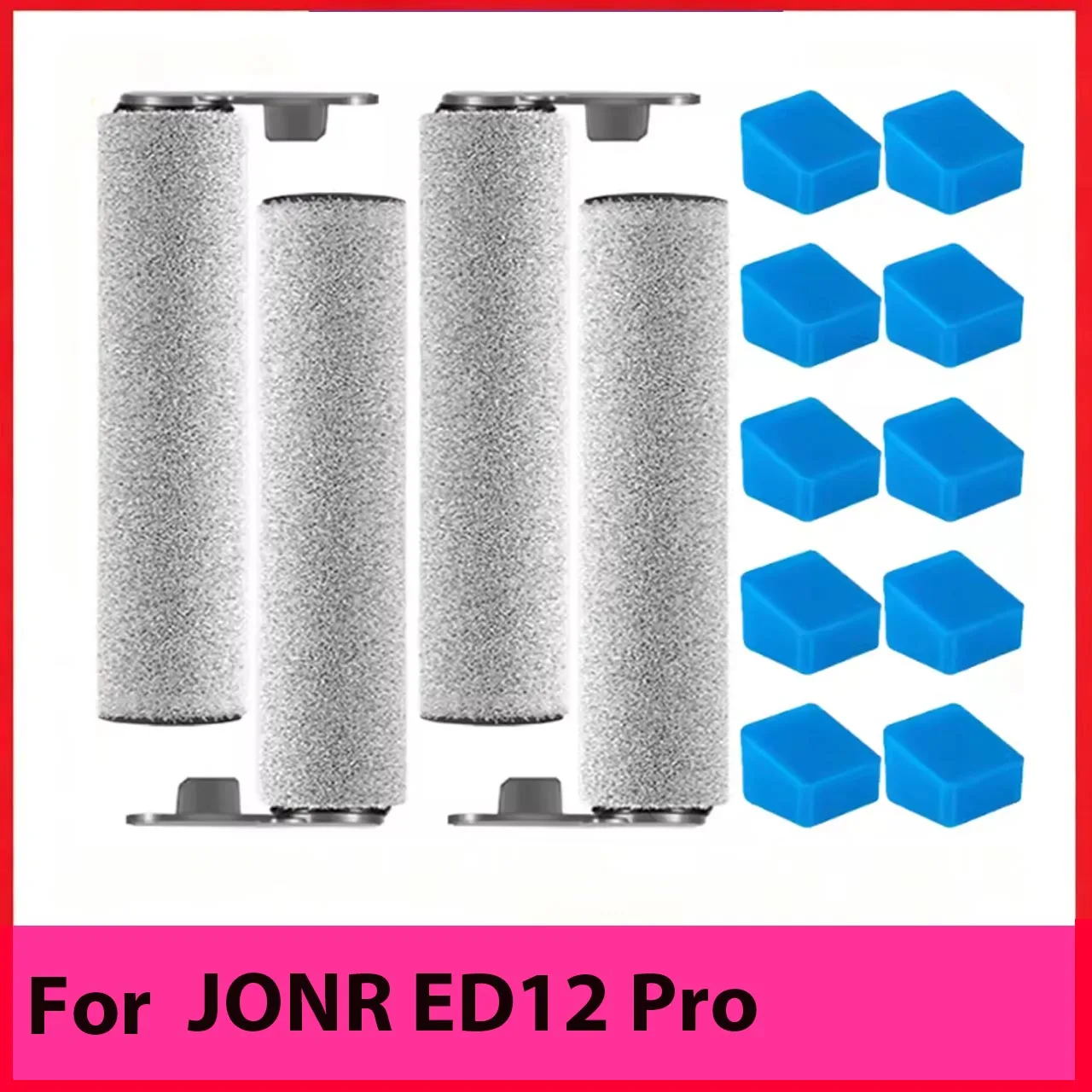 For JONR ED12 Pro Robot Vacuum Cleaner Accessories Main Roller Brush Filter Sponge Replacement Parts