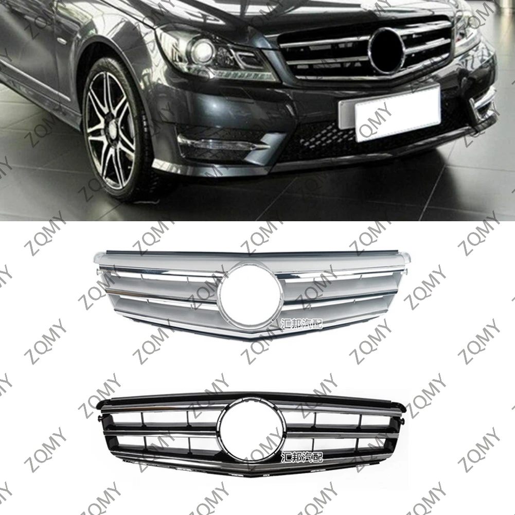 

Car Front Bumper Grille Centre Panel Grill For Mercedes-Benz C-Class W204 C180 C200 C300 C350 2008 2009 2010 2011 2012 2013 2014