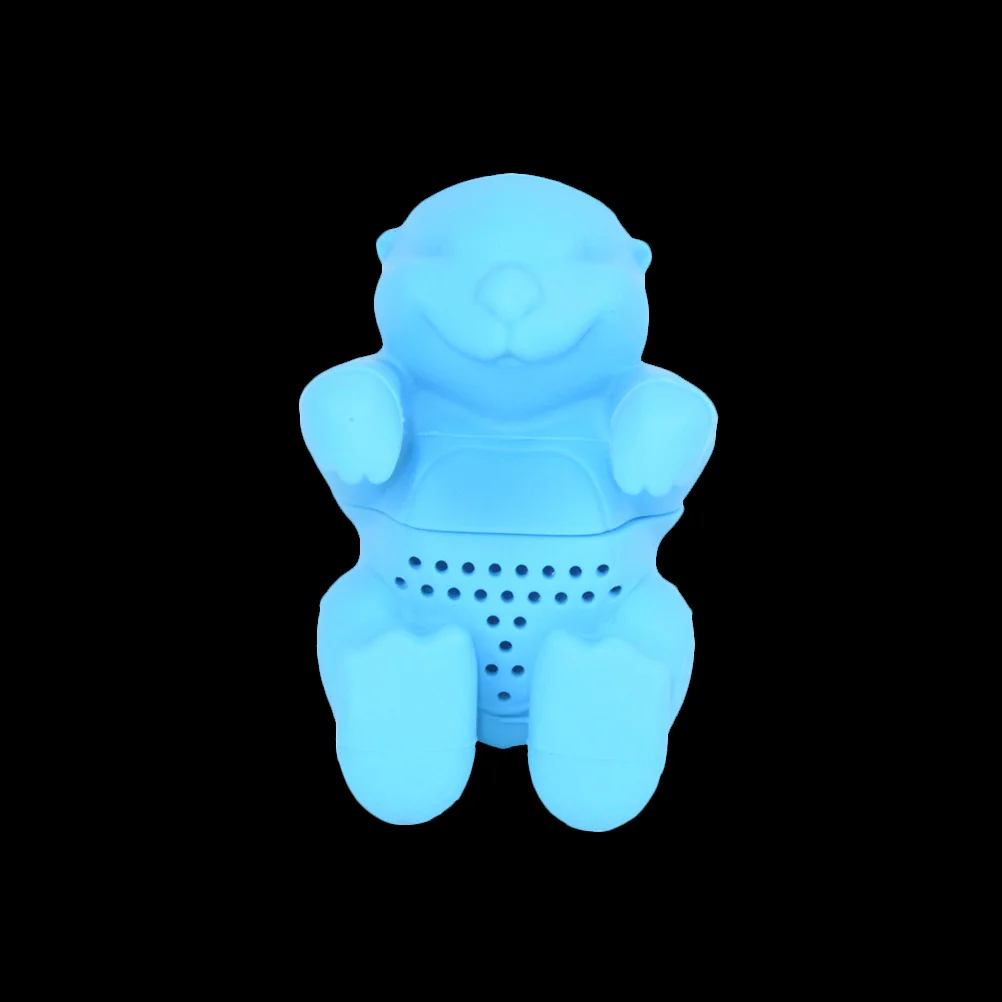 

Silicone Otter Tea Infuser Cute Shape Loose Leaf Filter Easy Clean Bpa Free Tea Brewing Tool Sky Leaf Filter