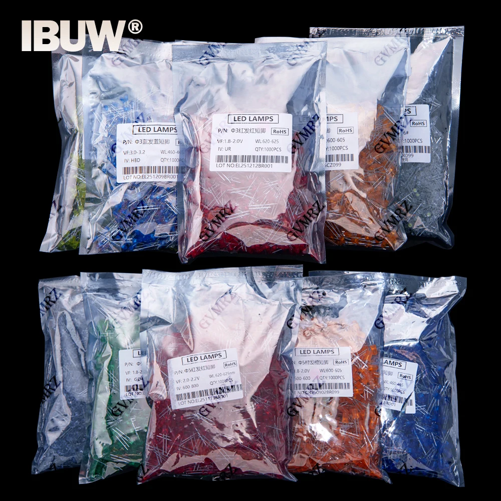 1000PCS 3Mm 5Mm Led…