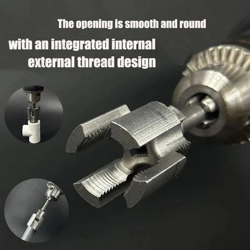 

Water pipe internal and external thread slotting tool integrated cutting thread tool suitable for DIY 1/2in PPR pipe