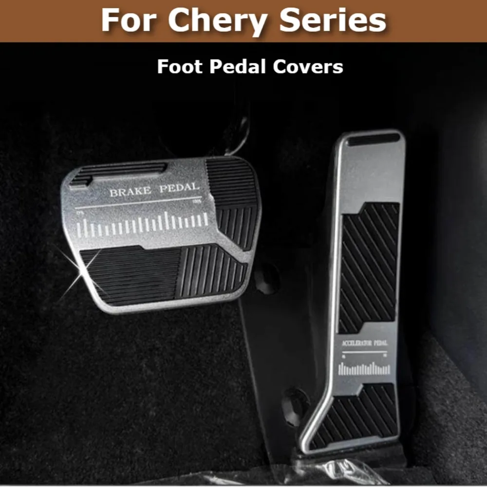 For Chery Jaecoo J7 J6 iCaur 03 Tiggo 8 Plus 9 Fulwin T9 T10 Car Brake Accelerator Pedal Covers Anti Slip Foot Pedal Pads