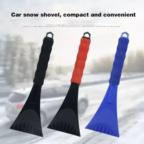 Snow Brush Snow Ice Removal Car Ice Scraper For Cars Winter Deicing Tool Multifunctional Automobile Snow Removing Deicer
