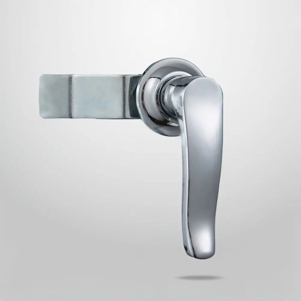 Industrial Cabinet Door Handle Lock For Yishenghuahengzhu AB803 Chrome Plated Zinc Alloy Control Box Security Latch