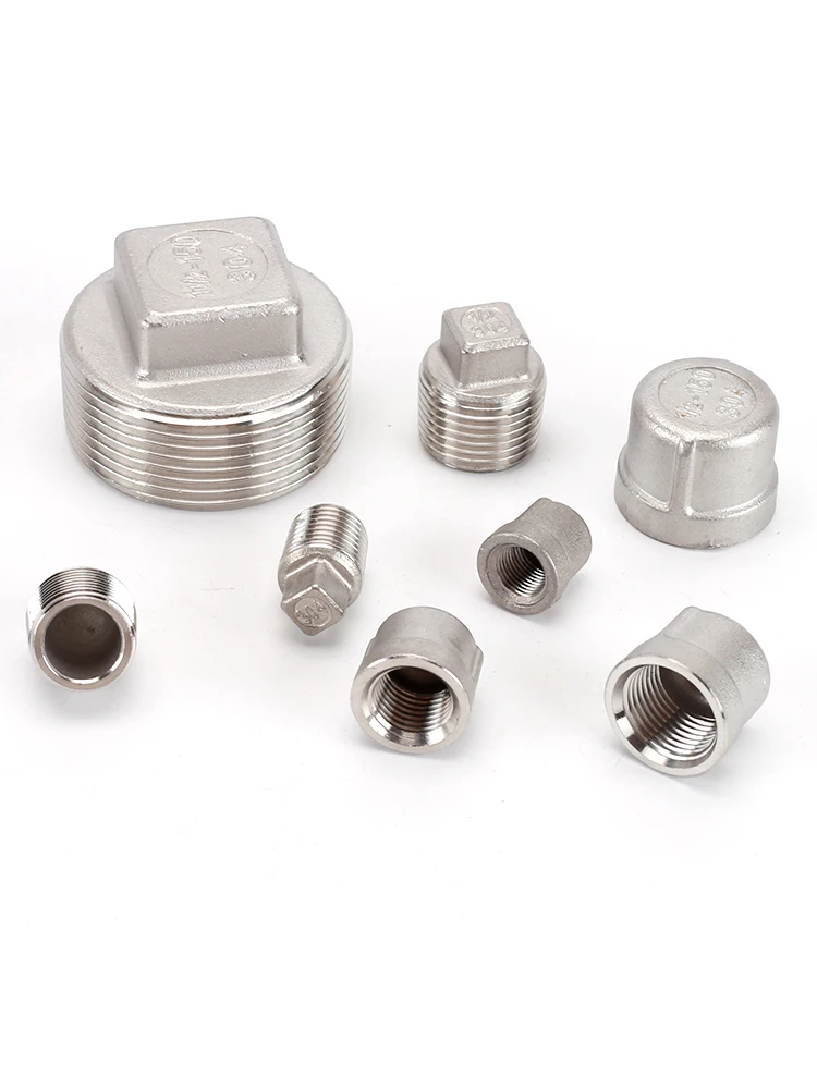 Plumbing pipe connectors nipple threaded fittings pipe connector 304 Stainless Steel 1/2\